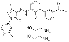 艾曲波帕乙醇胺;eltrombopag olamine (cas 496775-62