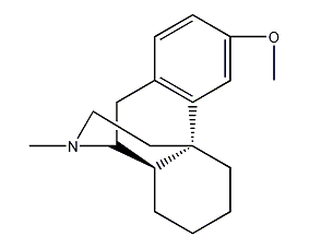 右美沙芬                          分子结构式