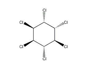 α-六六六                          分子结构式
