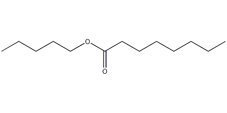 正辛酸正戊酯;n-octanoic acid n-amyl ester (cas