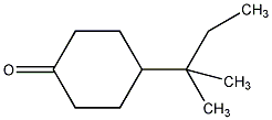 4-叔丁基环己酮                          分子结构式