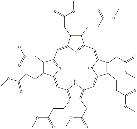 尿卟啉iii八甲基酯;uroporphyrin iii octamethyl ester(cas 15435