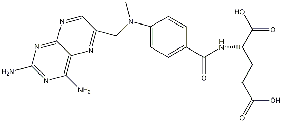 l( )-甲氨喋呤                          分子结构